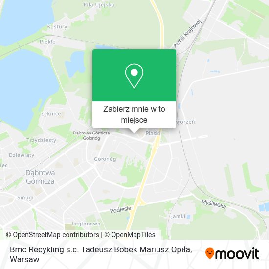 Mapa Bmc Recykling s.c. Tadeusz Bobek Mariusz Opiła