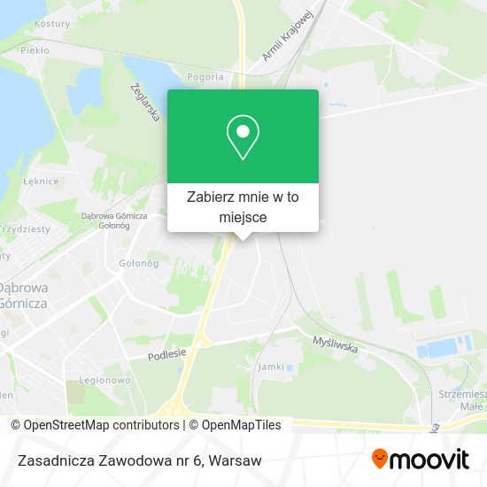 Mapa Zasadnicza Zawodowa nr 6