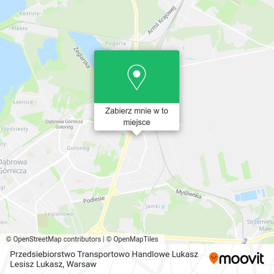 Mapa Przedsiebiorstwo Transportowo Handlowe Lukasz Lesisz Lukasz