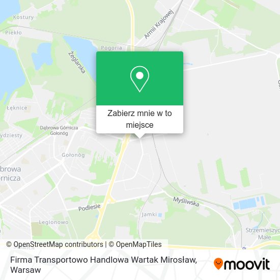 Mapa Firma Transportowo Handlowa Wartak Mirosław