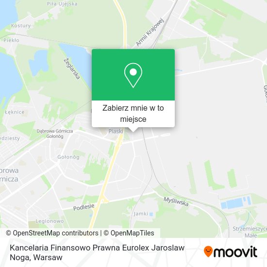 Mapa Kancelaria Finansowo Prawna Eurolex Jaroslaw Noga