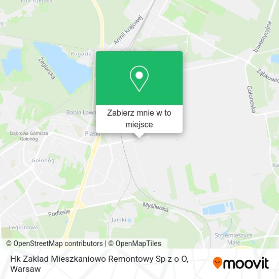 Mapa Hk Zaklad Mieszkaniowo Remontowy Sp z o O