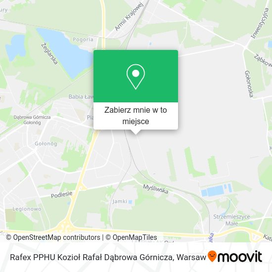 Mapa Rafex PPHU Kozioł Rafał Dąbrowa Górnicza