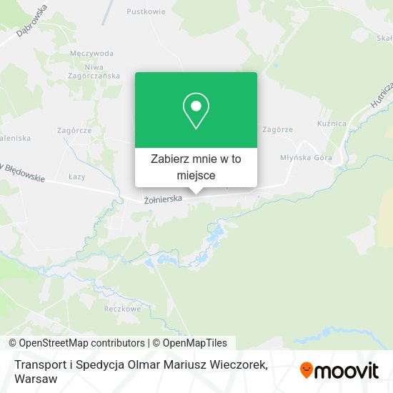 Mapa Transport i Spedycja Olmar Mariusz Wieczorek