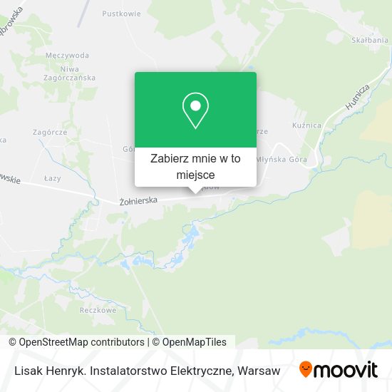 Mapa Lisak Henryk. Instalatorstwo Elektryczne