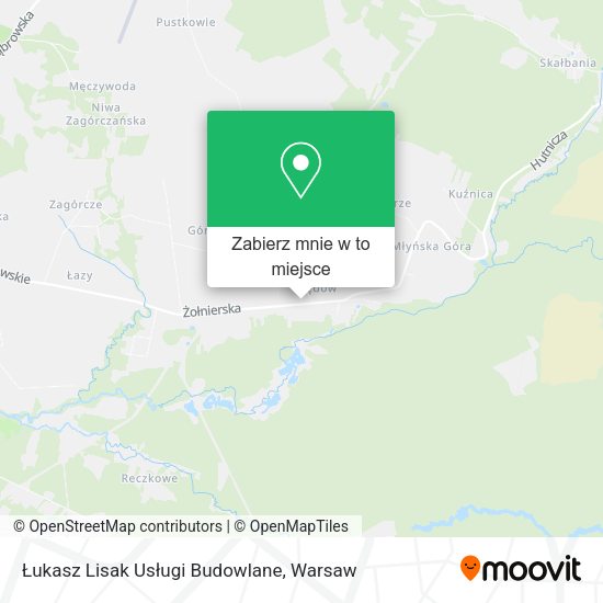 Mapa Łukasz Lisak Usługi Budowlane