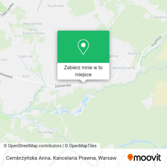 Mapa Cembrzyńska Anna. Kancelaria Prawna