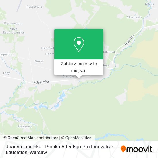 Mapa Joanna Imielska - Płonka Alter Ego.Pro Innovative Education