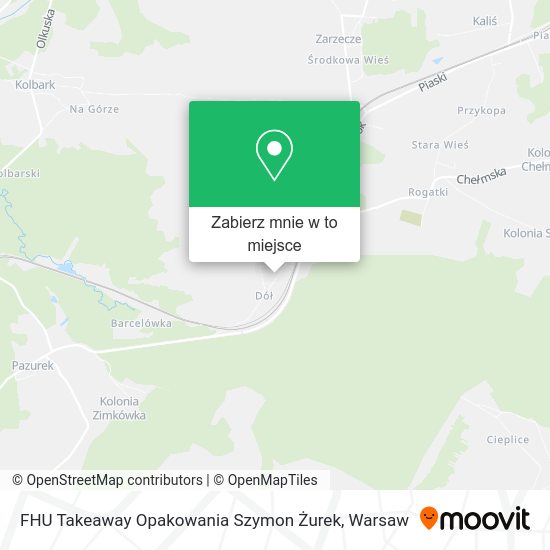 Mapa FHU Takeaway Opakowania Szymon Żurek