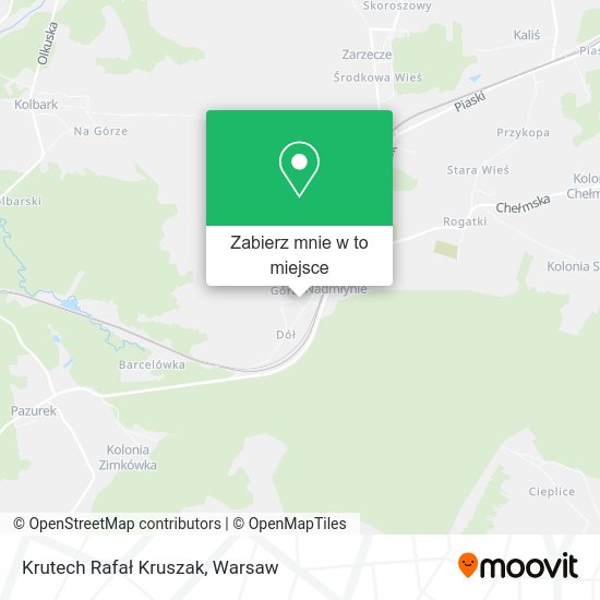 Mapa Krutech Rafał Kruszak