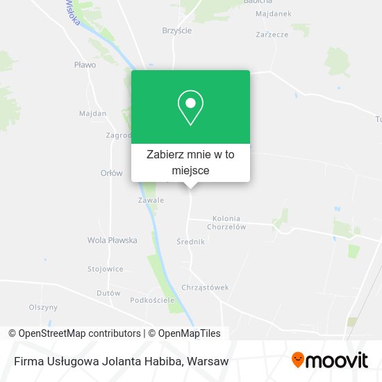 Mapa Firma Usługowa Jolanta Habiba