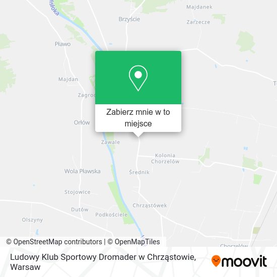 Mapa Ludowy Klub Sportowy Dromader w Chrząstowie