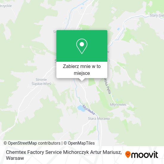 Mapa Chemtex Factory Service Michorczyk Artur Mariusz