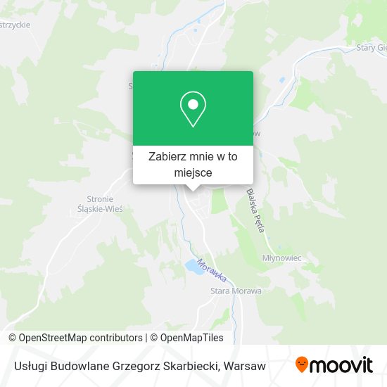 Mapa Usługi Budowlane Grzegorz Skarbiecki