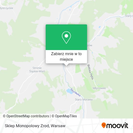 Mapa Sklep Monopolowy Zrod