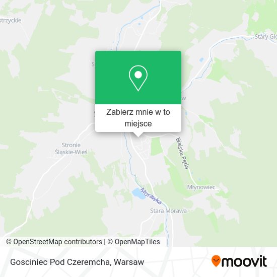 Mapa Gosciniec Pod Czeremcha