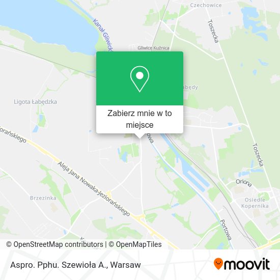 Mapa Aspro. Pphu. Szewioła A.