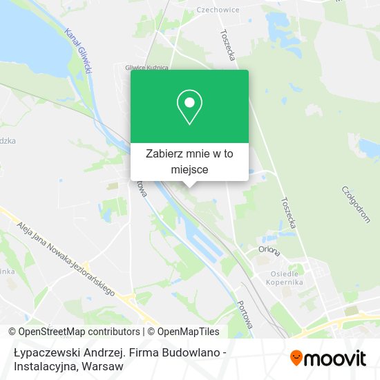 Mapa Łypaczewski Andrzej. Firma Budowlano - Instalacyjna