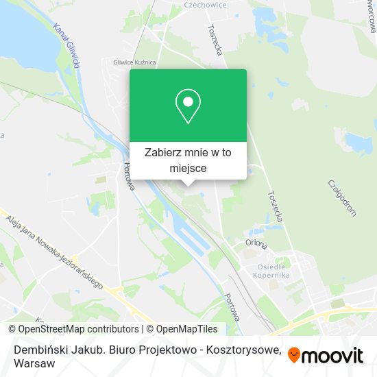 Mapa Dembiński Jakub. Biuro Projektowo - Kosztorysowe