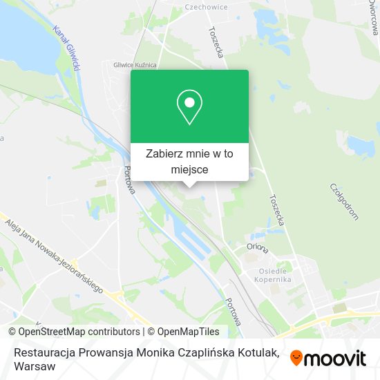 Mapa Restauracja Prowansja Monika Czaplińska Kotulak