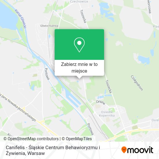 Mapa Canifelis - Śląskie Centrum Behawioryzmu i Żywienia