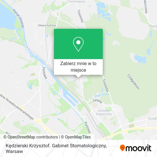 Mapa Kędzierski Krzysztof. Gabinet Stomatologiczny