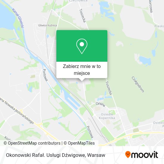 Mapa Okonowski Rafał. Usługi Dźwigowe