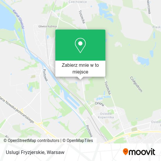 Mapa Uslugi Fryzjerskie