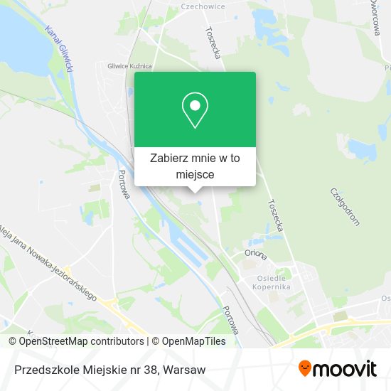 Mapa Przedszkole Miejskie nr 38