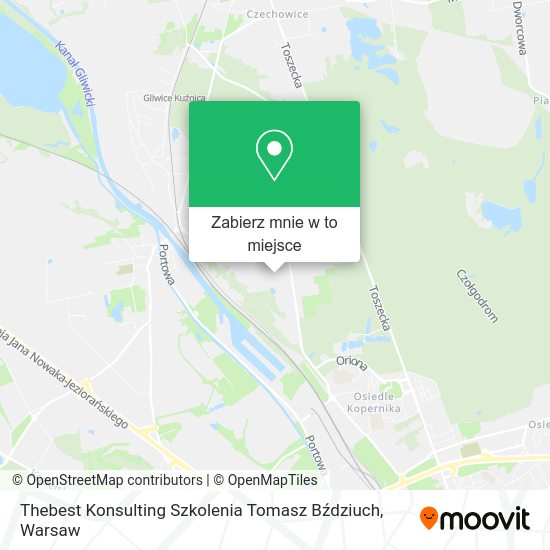 Mapa Thebest Konsulting Szkolenia Tomasz Bździuch