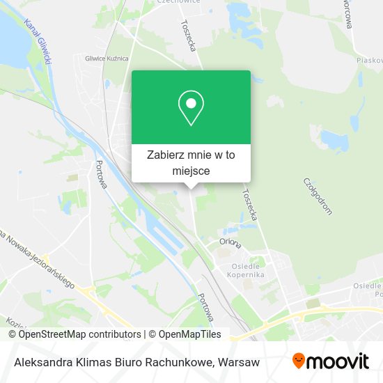 Mapa Aleksandra Klimas Biuro Rachunkowe