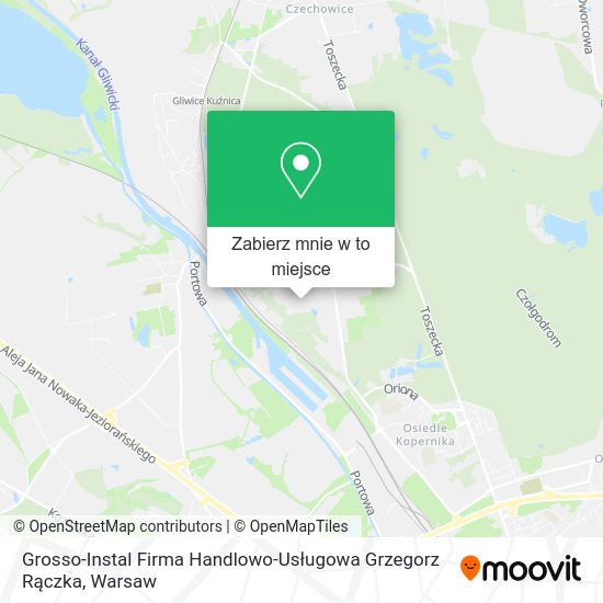 Mapa Grosso-Instal Firma Handlowo-Usługowa Grzegorz Rączka