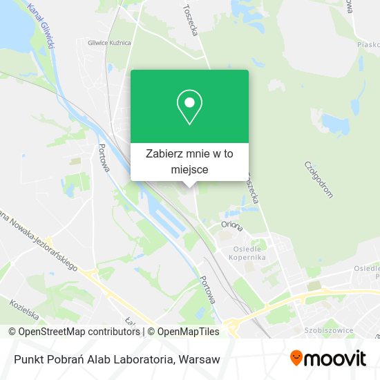 Mapa Punkt Pobrań Alab Laboratoria