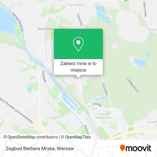 Mapa Zegbud Barbara Mryka