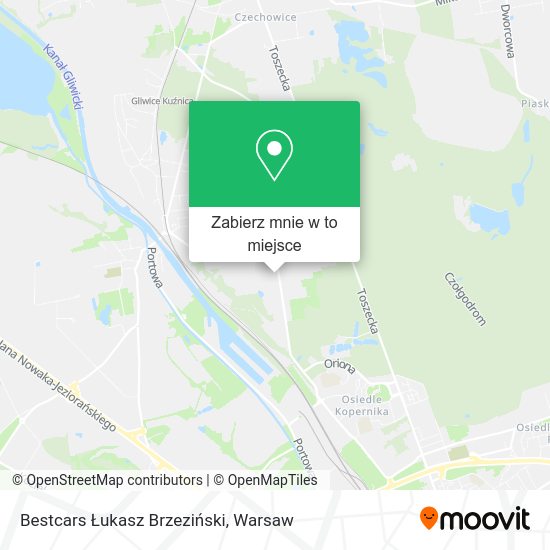 Mapa Bestcars Łukasz Brzeziński