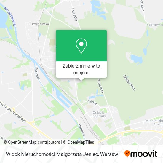 Mapa Widok Nieruchomości Małgorzata Jeniec