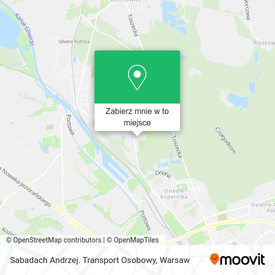 Mapa Sabadach Andrzej. Transport Osobowy