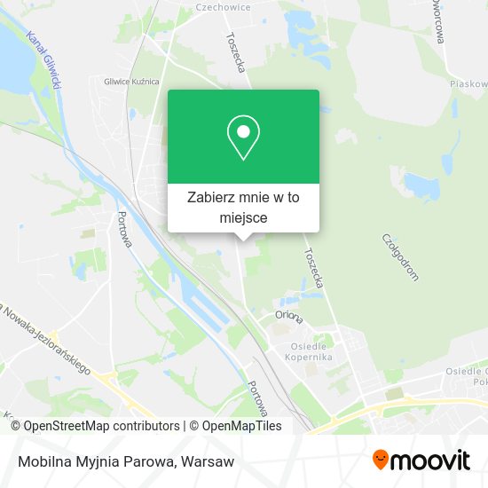 Mapa Mobilna Myjnia Parowa