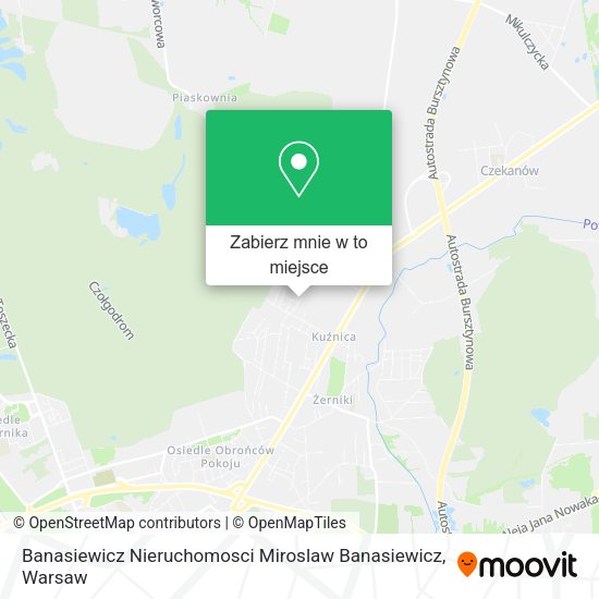 Mapa Banasiewicz Nieruchomosci Miroslaw Banasiewicz