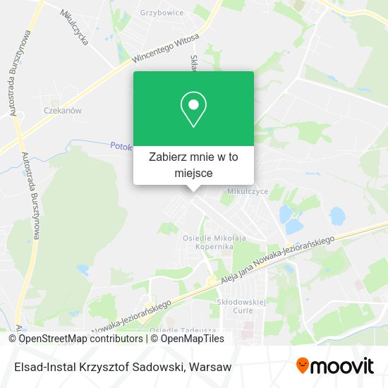 Mapa Elsad-Instal Krzysztof Sadowski