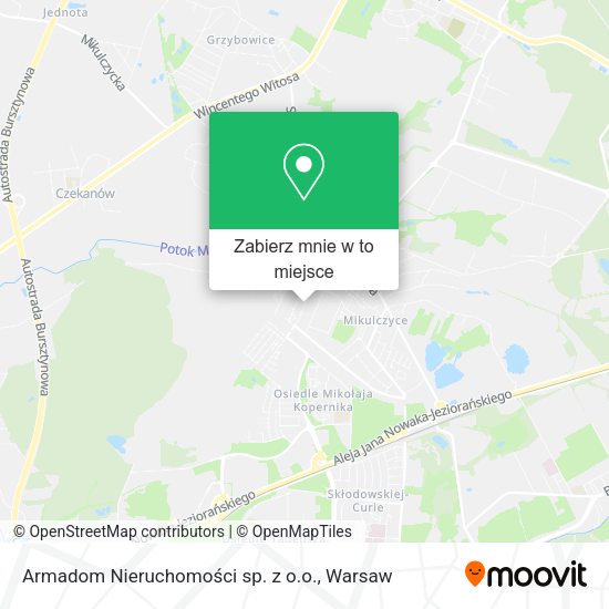 Mapa Armadom Nieruchomości sp. z o.o.