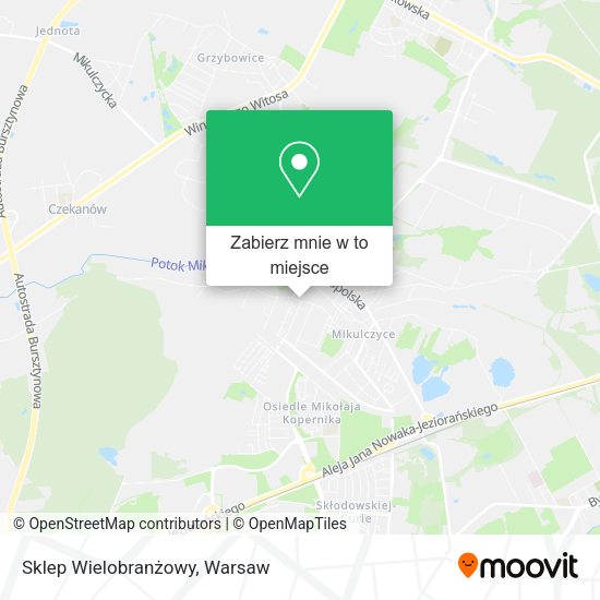 Mapa Sklep Wielobranżowy