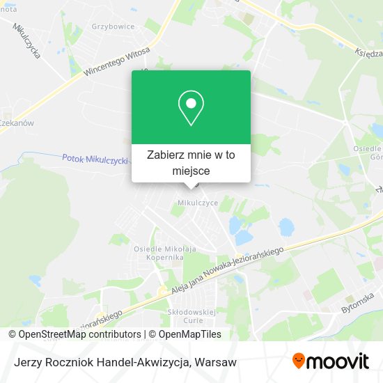 Mapa Jerzy Roczniok Handel-Akwizycja