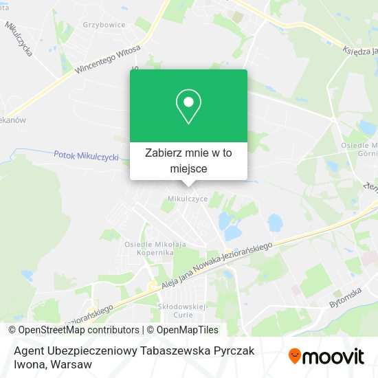 Mapa Agent Ubezpieczeniowy Tabaszewska Pyrczak Iwona