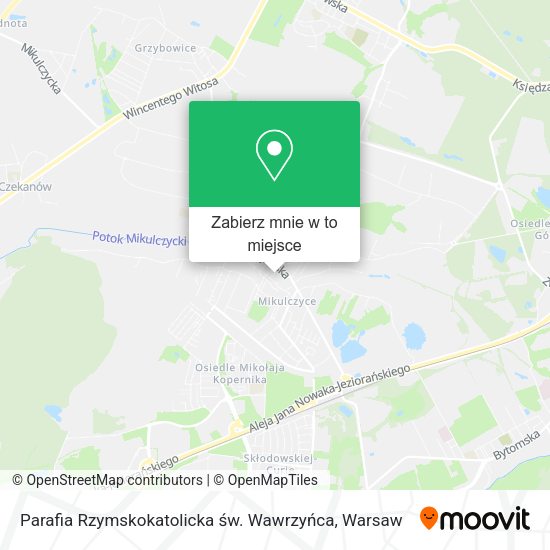 Mapa Parafia Rzymskokatolicka św. Wawrzyńca