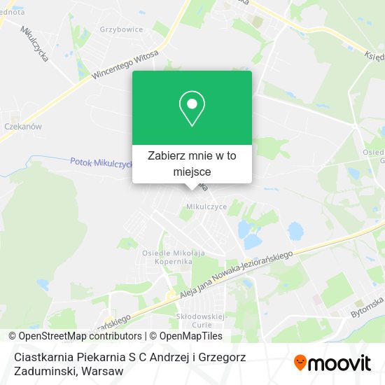 Mapa Ciastkarnia Piekarnia S C Andrzej i Grzegorz Zaduminski