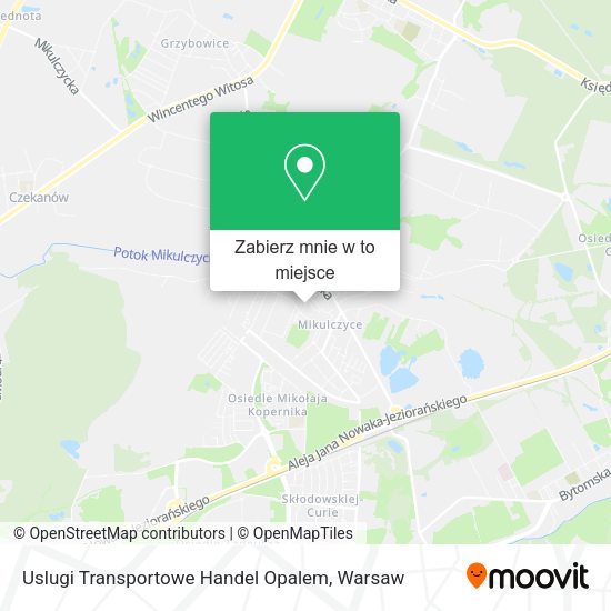 Mapa Uslugi Transportowe Handel Opalem