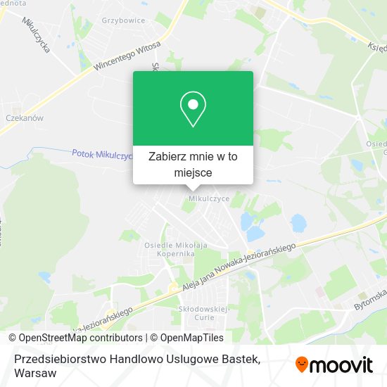 Mapa Przedsiebiorstwo Handlowo Uslugowe Bastek