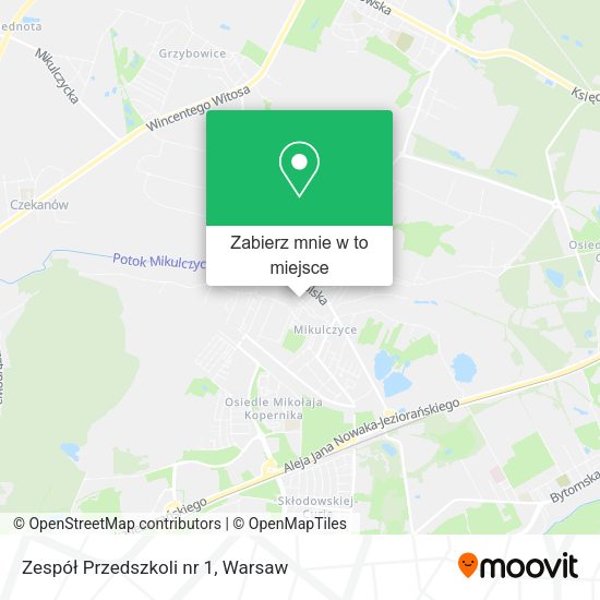 Mapa Zespół Przedszkoli nr 1