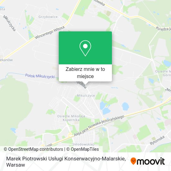 Mapa Marek Piotrowski Usługi Konserwacyjno-Malarskie